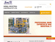 Tablet Screenshot of nirmalindustries.net